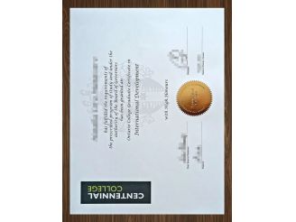 What's the techniques to make a Centennial College diploma?