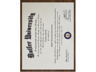 How do I request an Butler University diploma online?